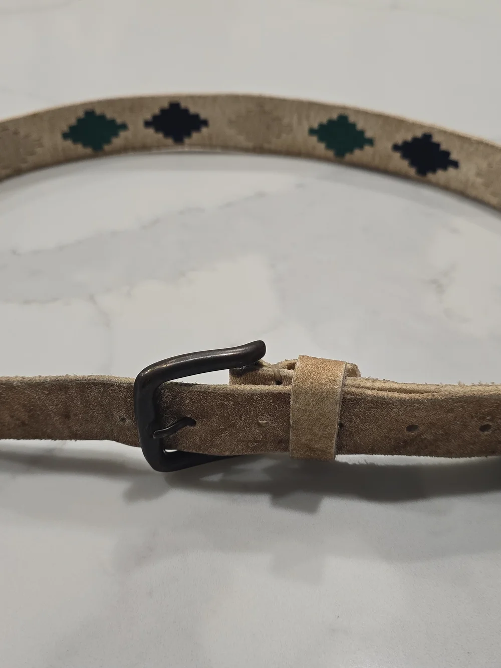 El Resero Genuine Argentine Leather Polo Belt | Size 34